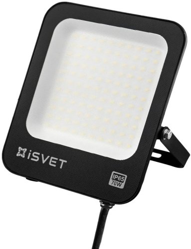 Прожектор светодиодный iSvet USL-106 220В 70Вт 6300Лм 6500K 120° IP65 220х199х32мм фото Прожектор светодиодный iSvet USL-106 220В 70Вт 6300Лм 6500K 120° IP65 220х199х32мм картинка